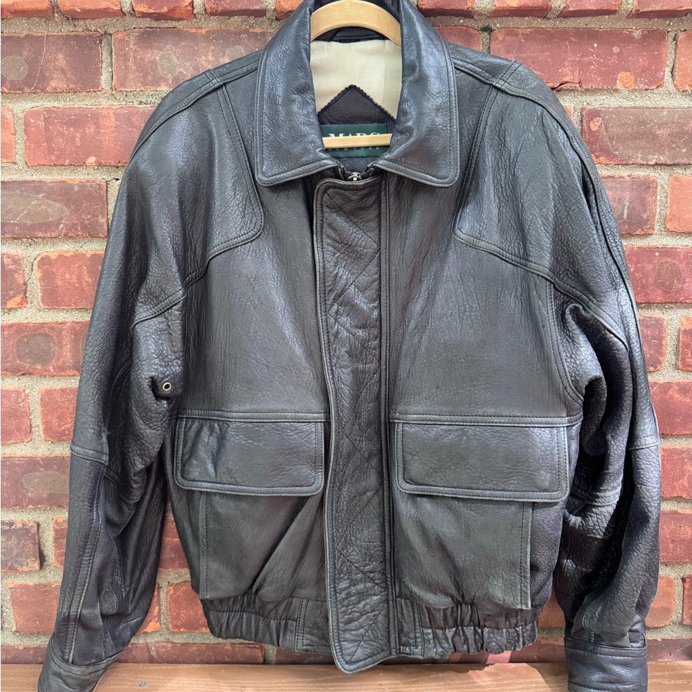 Vintage Brown Leather Jacket